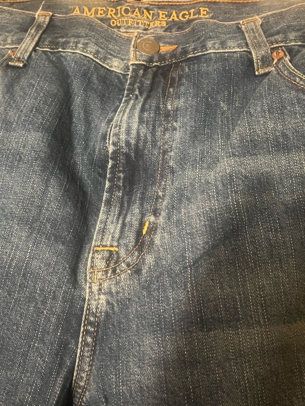 American Eagle Outfitters Men’s Indigo Blue Straight Jeans